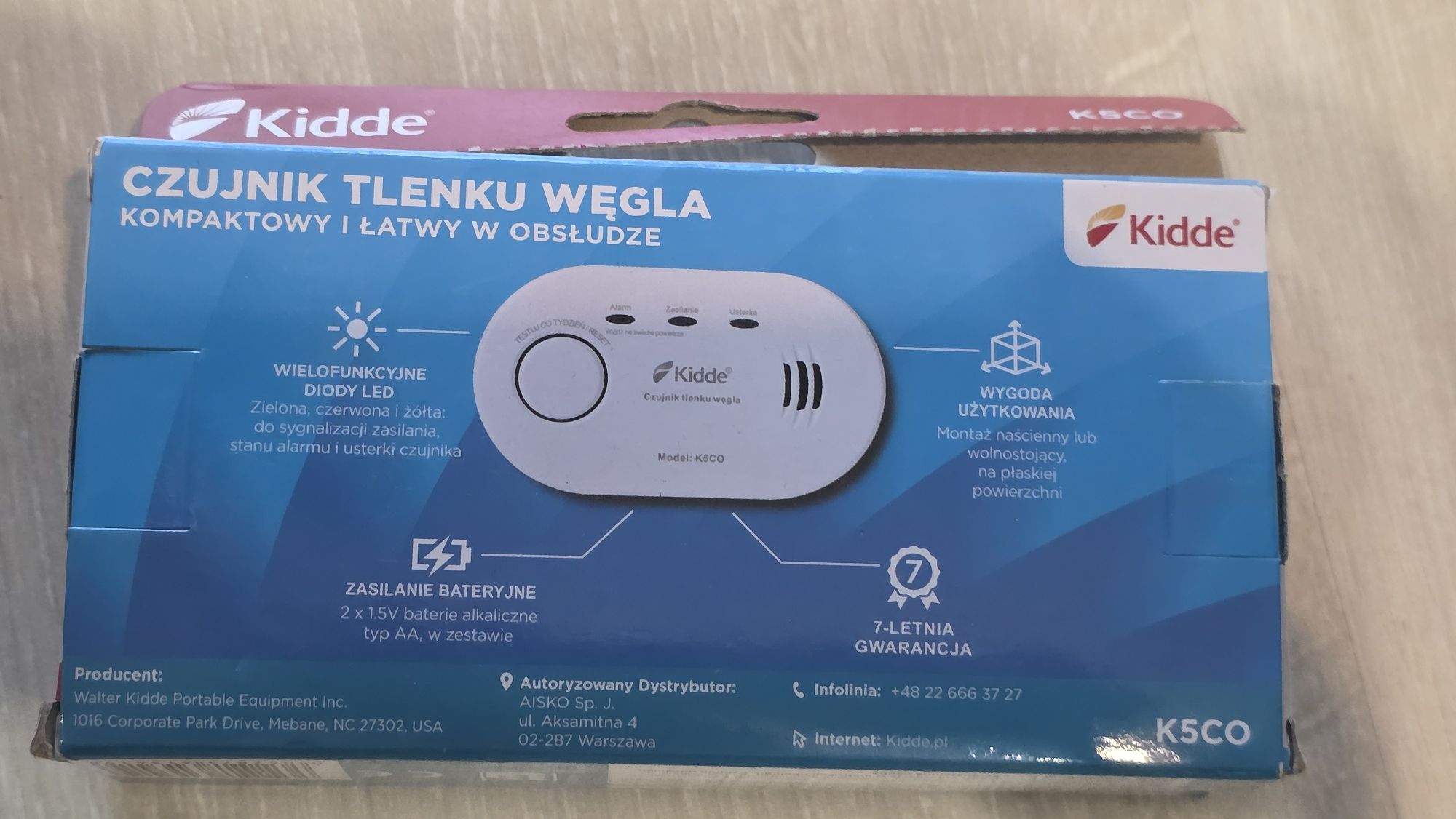 Czujnik tlenku węgla K5CO