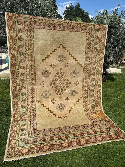 Dywan kaszmirowy wełniany Marocco Maroko ART DECO 300x200 gal 10 tys