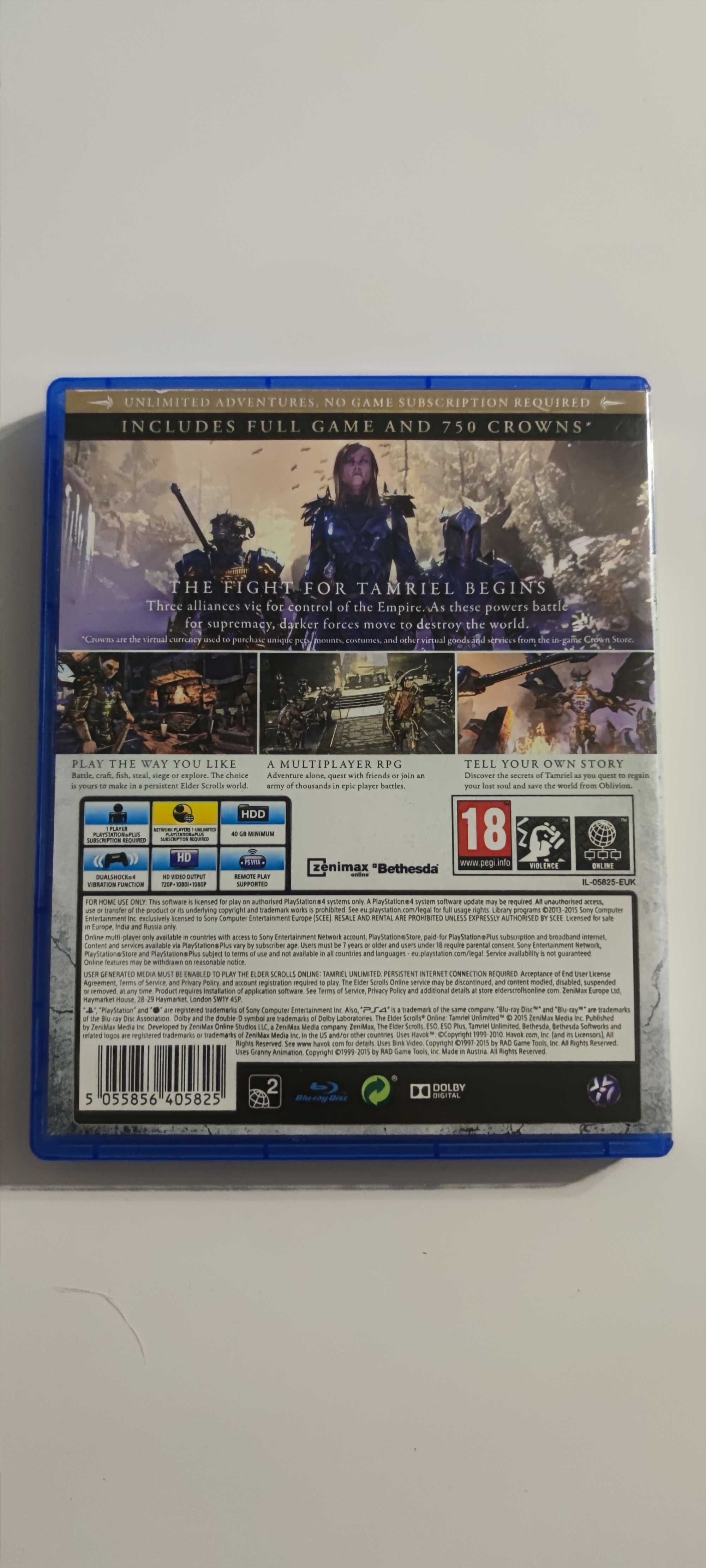 Ps4 The Elder Scrolls możliwa zamiana