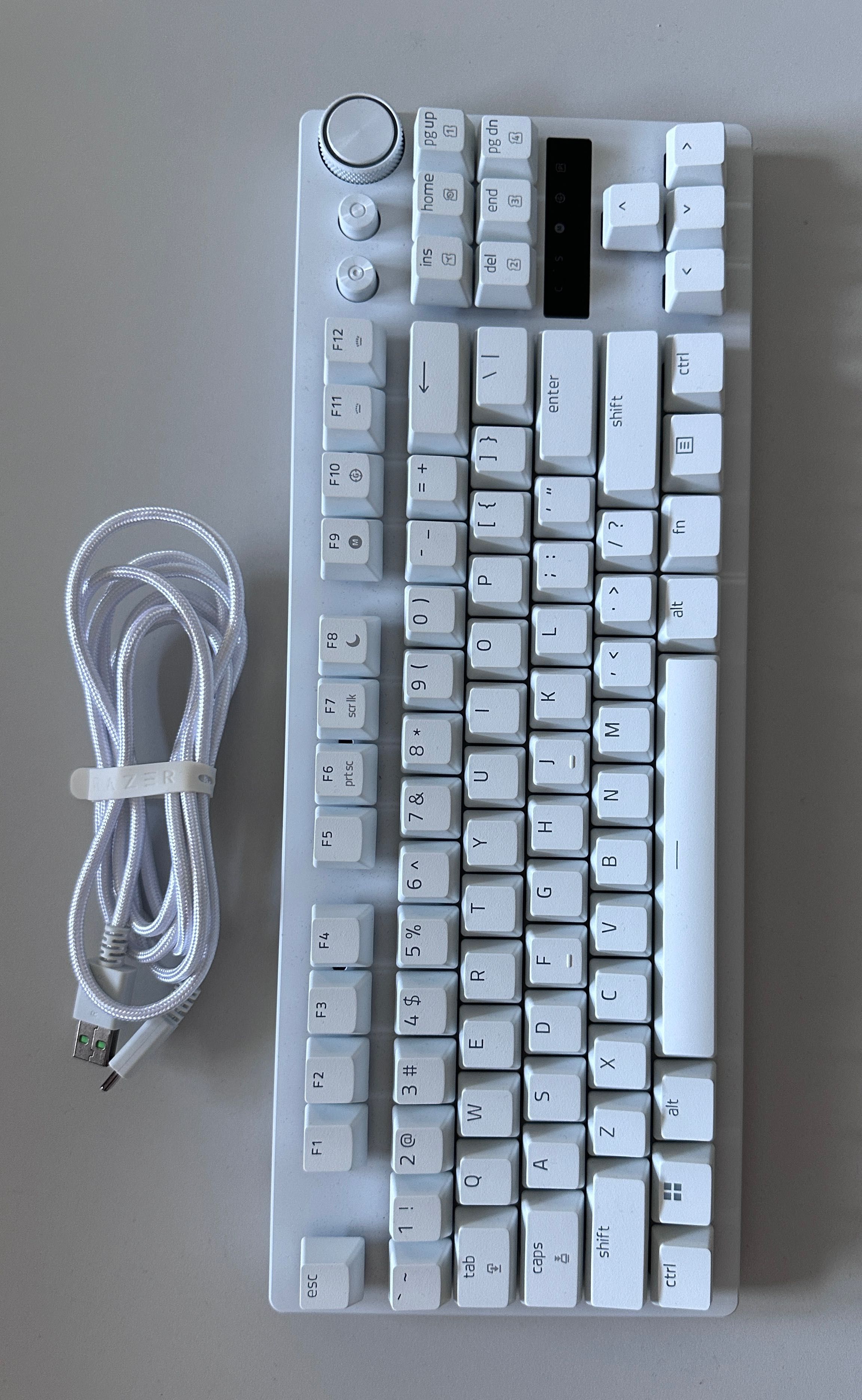 Klawiatura Razer Huntsman V3 Pro TKL Biały