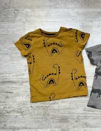 Next koszulka 80 cm bawełniana bluzka T-shirt j nowa zebra dinozaur