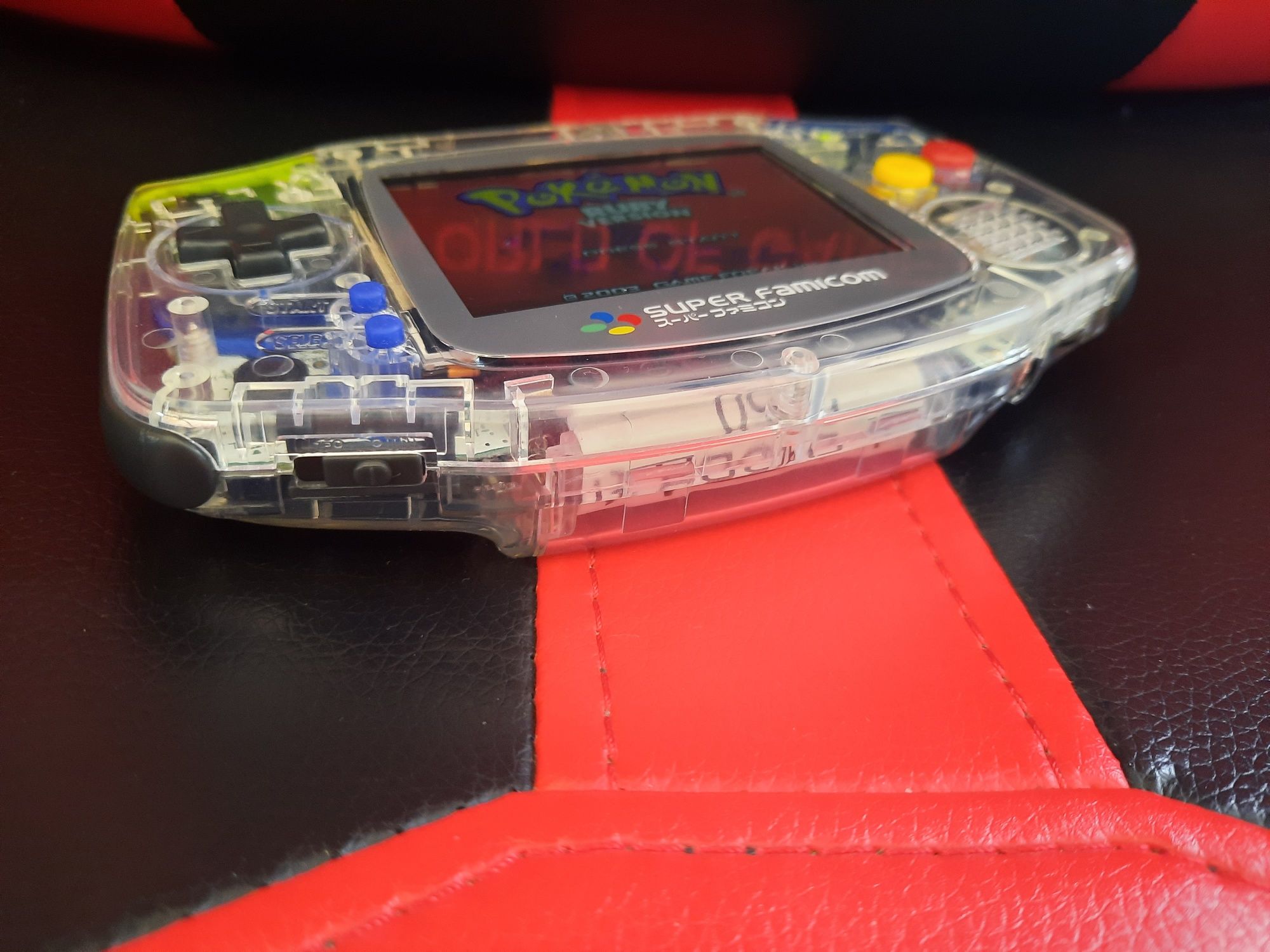 Gameboy Advance LCD IPS Funnyplaying V2 - Crystal Clear Super Famicom