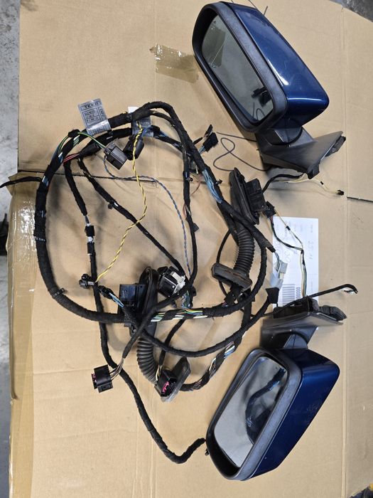 Lusterka elektrycznie składane e46 kombi sedan komplet wiazka