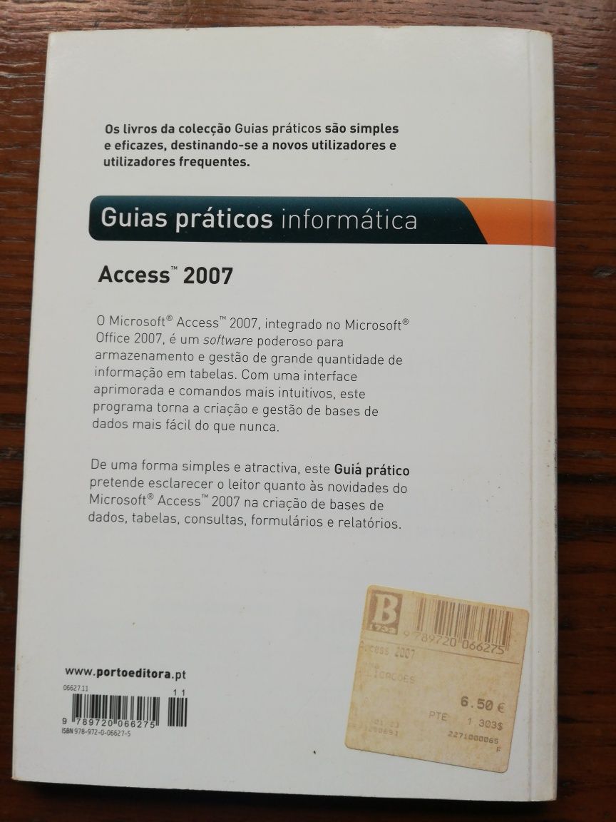 Livro Acess 2007