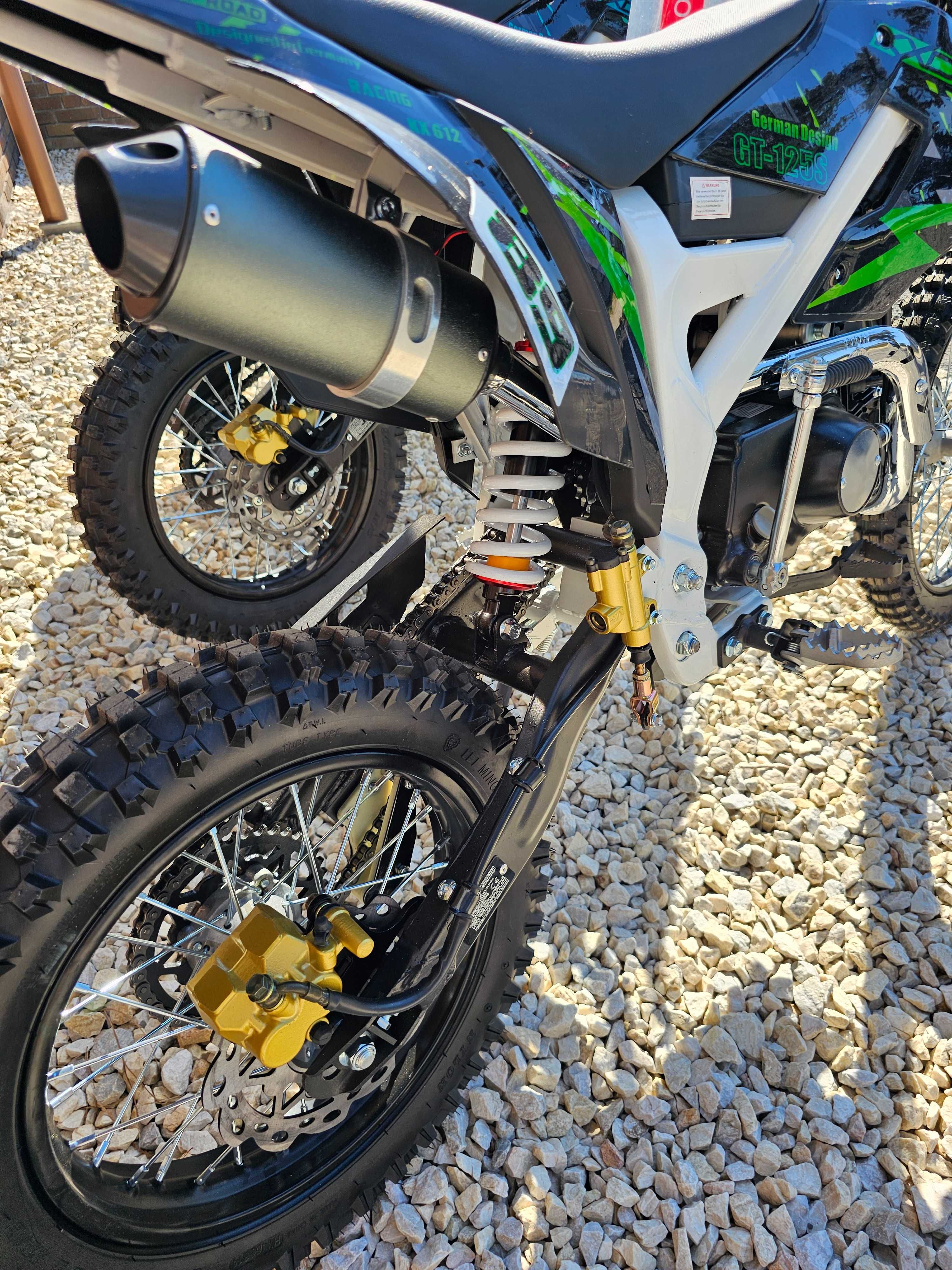 Cross kxd 612 PRO 125cc koła 17/14 Rozrusznik Lampa RATY DOWÓZ