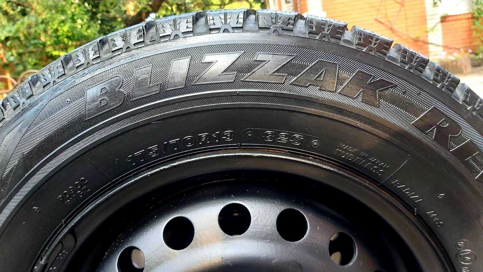 Диски R13 4*100 с резиной на ЛАНОС/СЕНС 2шт BRIDGESTONE