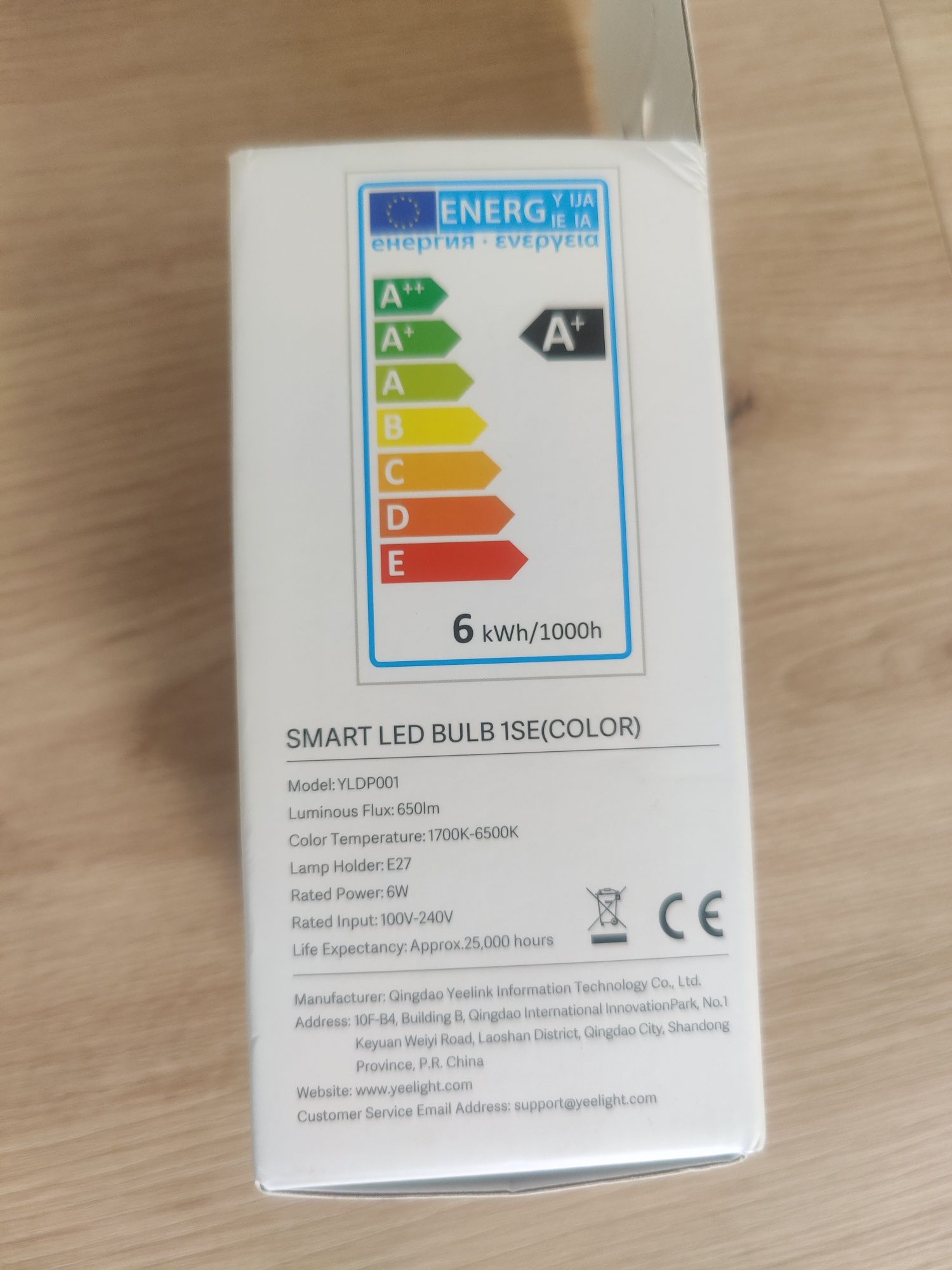 4 Lâmpadas Inteligentes WIFI Yeelight Color Portes GRÁTIS