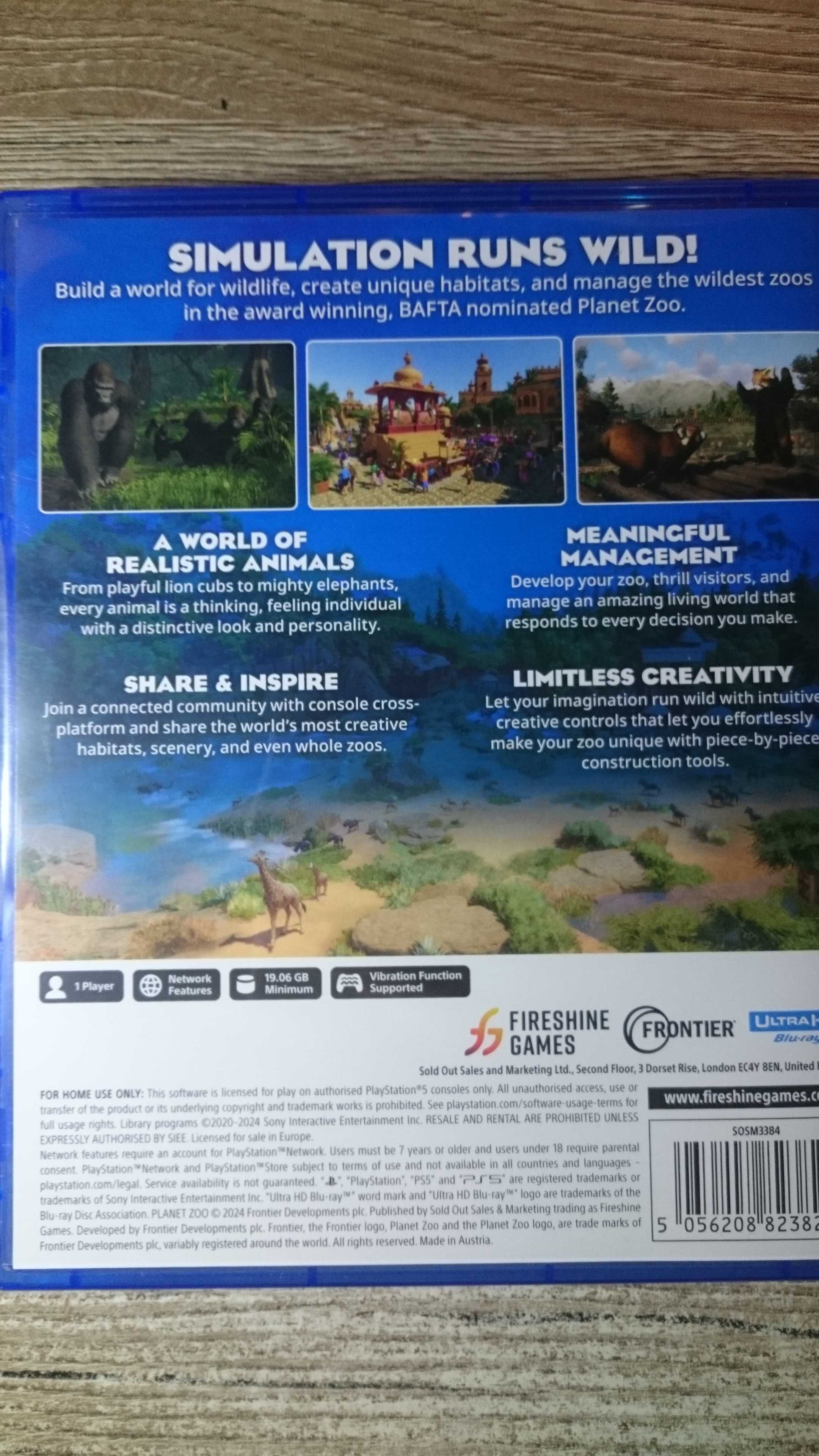 Planet Zoo ps5 playstation 5 jurassic zoo tycon lego minecraft
