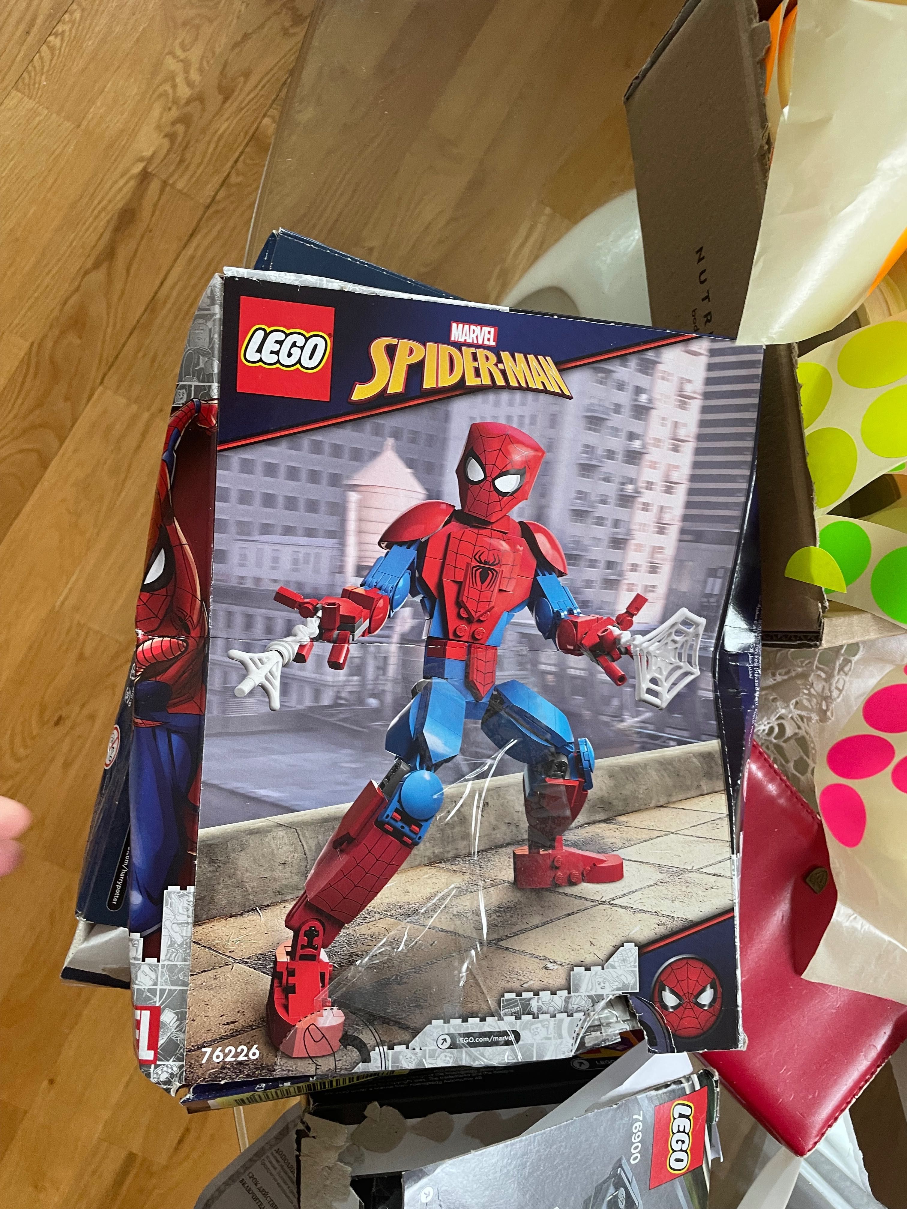 Karton - LEGO Marvel Spider-Man Figure (76226), figurka Spider Man