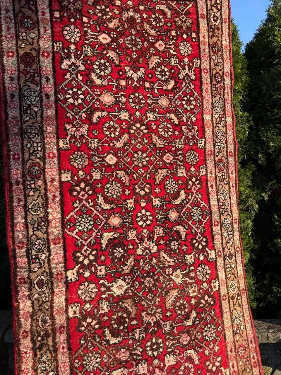 Chodnik dywan wełniany perski r.tkany Hamadan 425x105 galeria 19 tyś