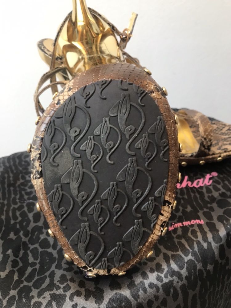 Nowe Sandały Baby phat na szpilce roz.38,5