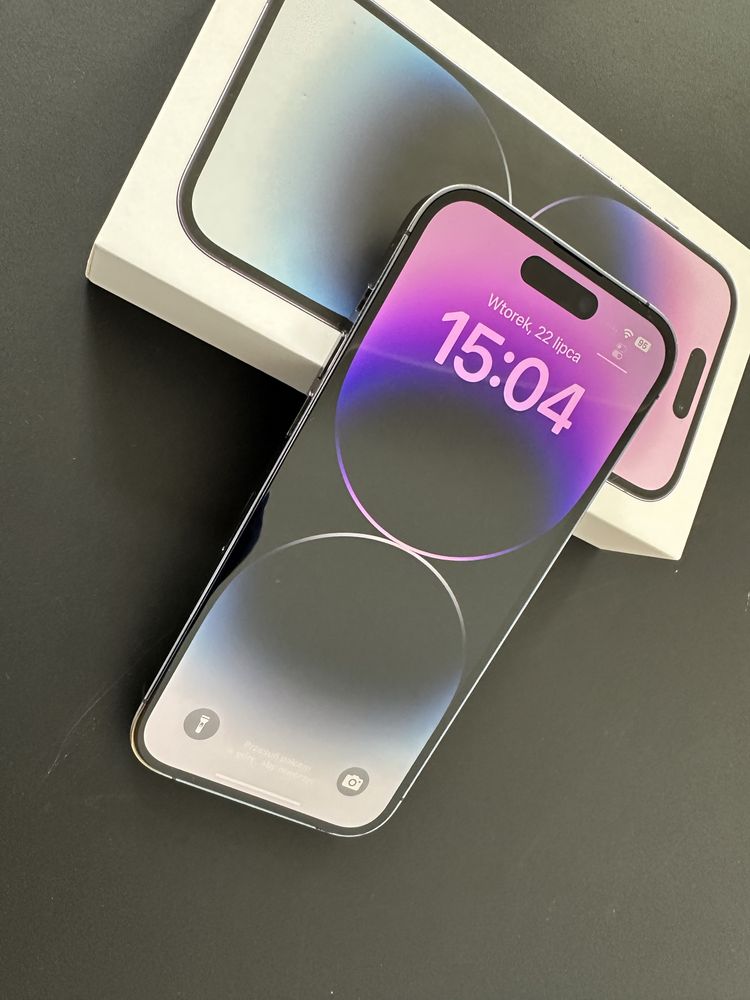 Iphone 14 pro 256 fioletowy bateria oryginalna 100%