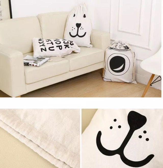 Saquinho de pano decorativo cãozinho, Novo