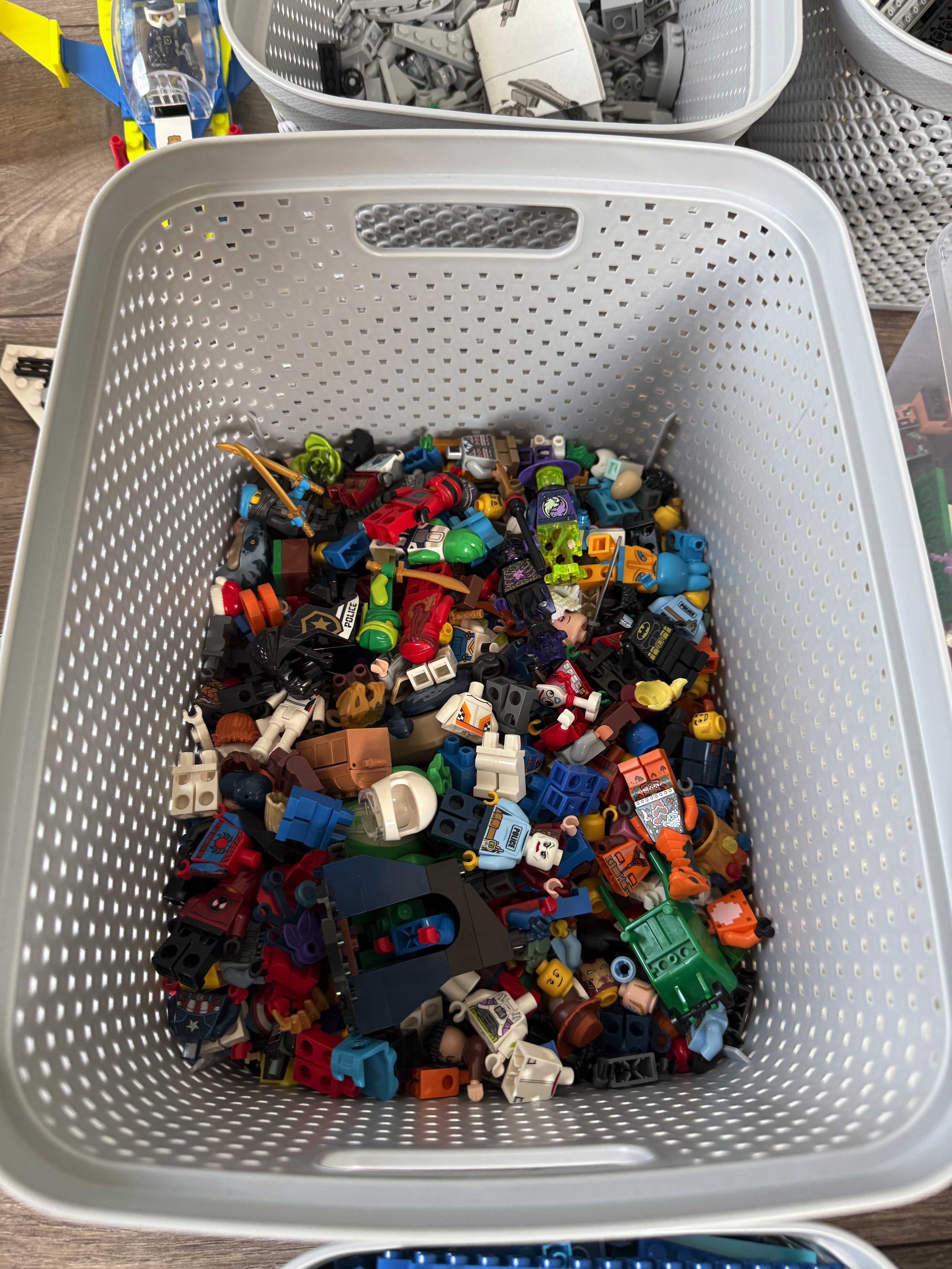 LEGO – Kolekcja ponad 6000 klocków! Zestawy z instrukcjami + dodatkowe