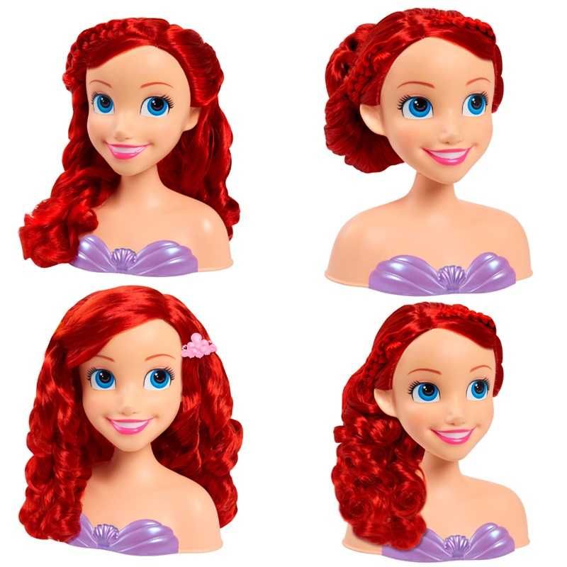 Busto Original Disney com Acessórios - Razunzel ou Ariel