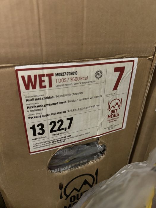 Rações de Combate Suecas