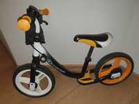Rower biegowy Kinderkraft SPACE 12" Czarny, Pomarańczowy + kask