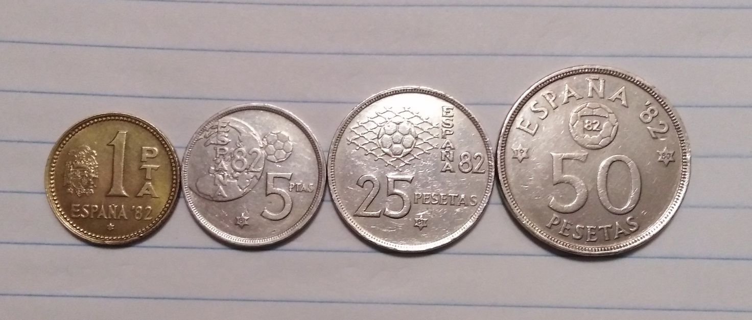 Набір монет Іспанії 1980, Футбол