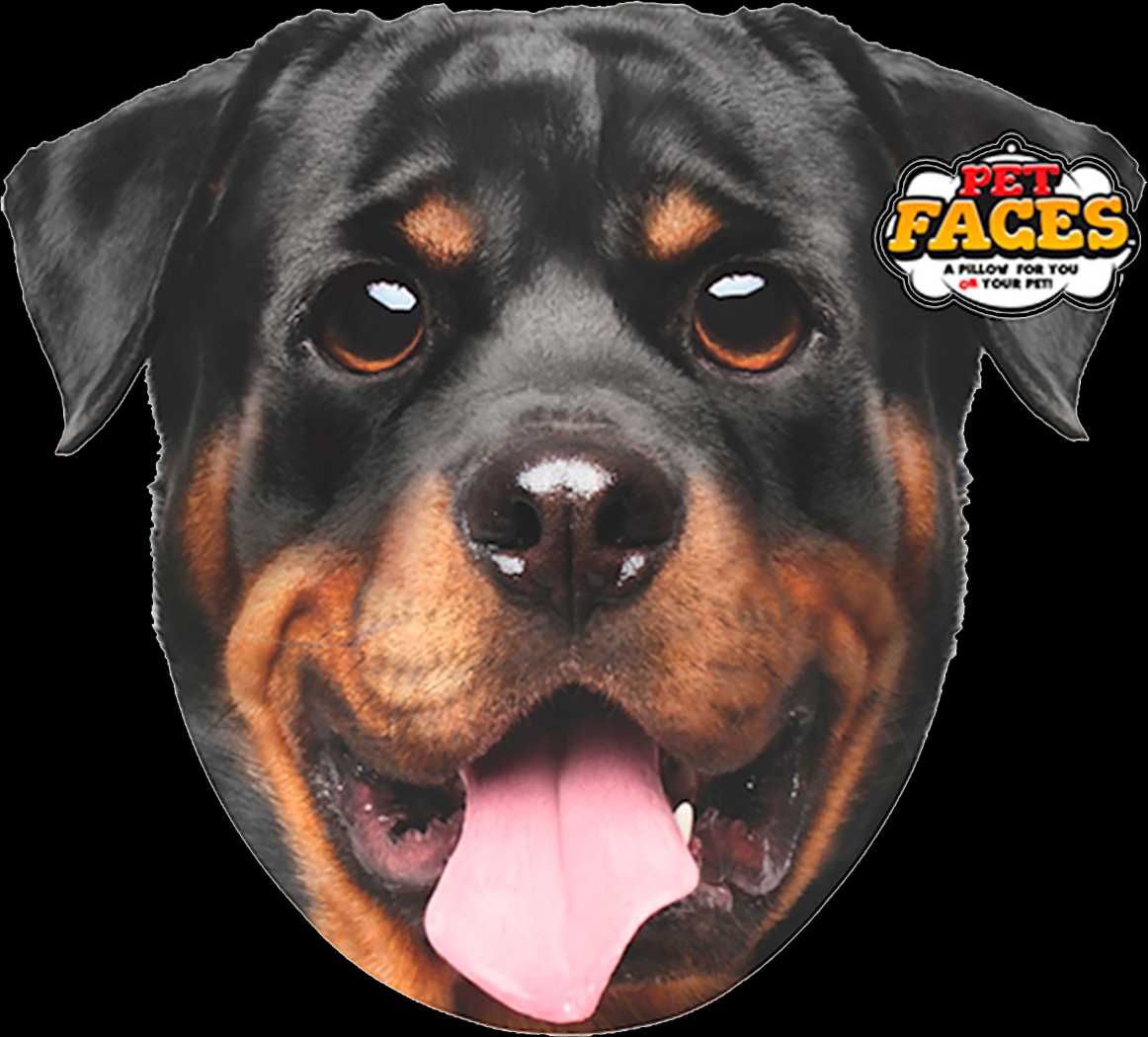 Almofada com face 3 D de raças de cães e gatos