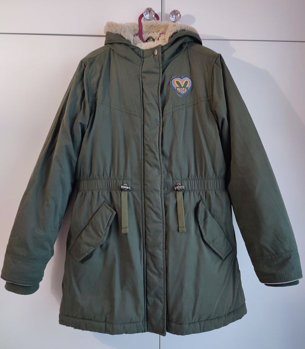 Kurtka zimowa r. 152 dla dziewczynki/ parka