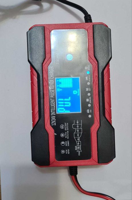 Автомобильное зарядное устройство автоматическое 12-24V 10А-150Ah