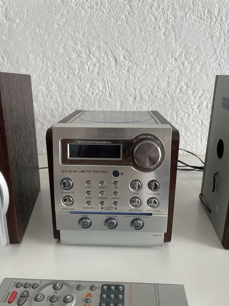 Aparelhagem de som para cd