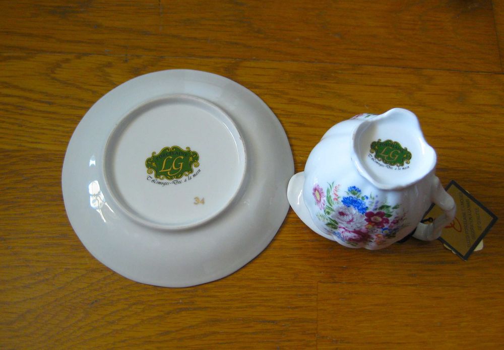 Leiteira e Prato T. Limoges LG