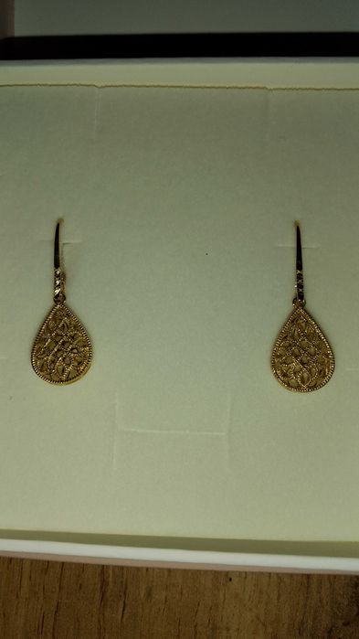 Złote kolczyki sprzedam