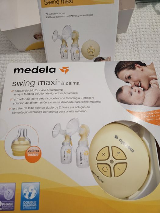 Bomba de extração de leite elétrica dupla, Medeia swing maxi