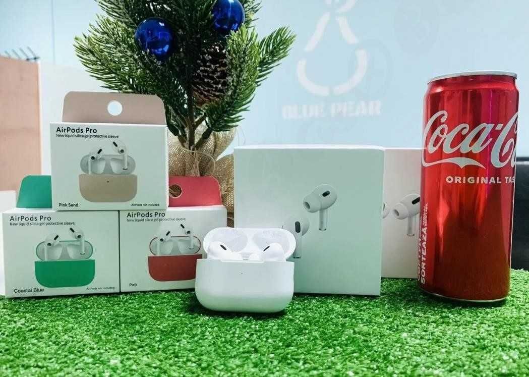 AirPods Pro 2 с шумоподавлением 1в1 Беспроводные Наушники +чехол