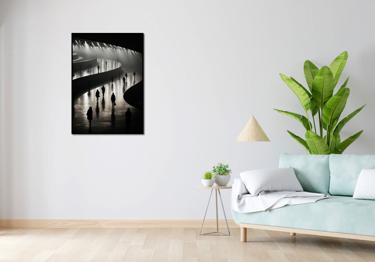 Plakat 64x90cm Promienie w Cieniu