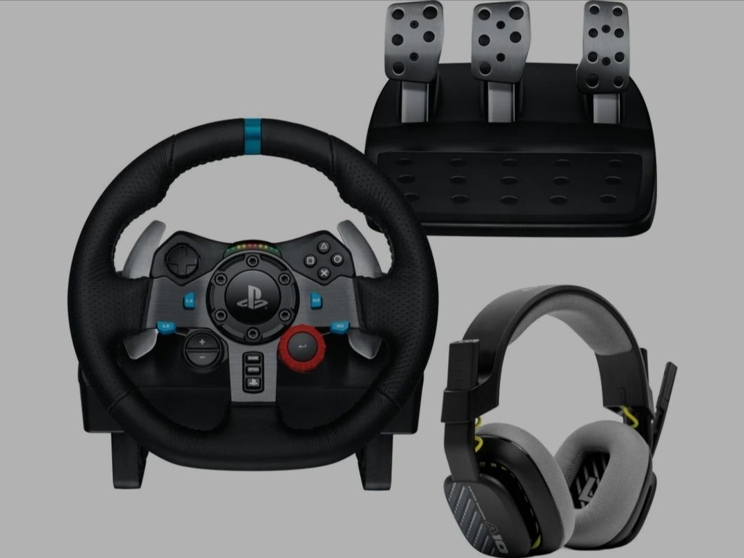 Bundle LOGITECH Volante G29 Driving Force + Headset Astro Gaming A10
