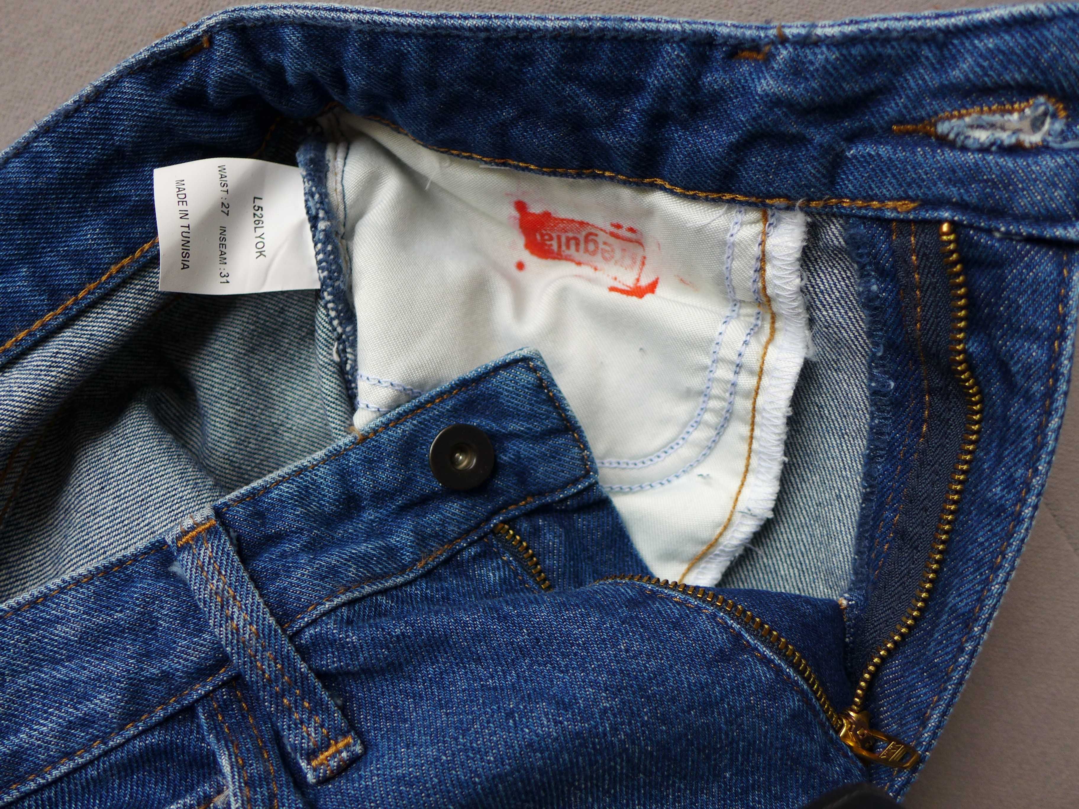 LUX klasyczne dżinsy LEE Mom Jeans L32IGAPP 27/31 XS 34 S 36 jak NOWE