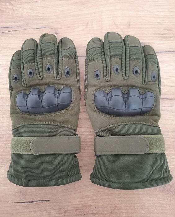 Тактичні зимові повнопалі закриті рукавиці для ЗСУ. Розмір L