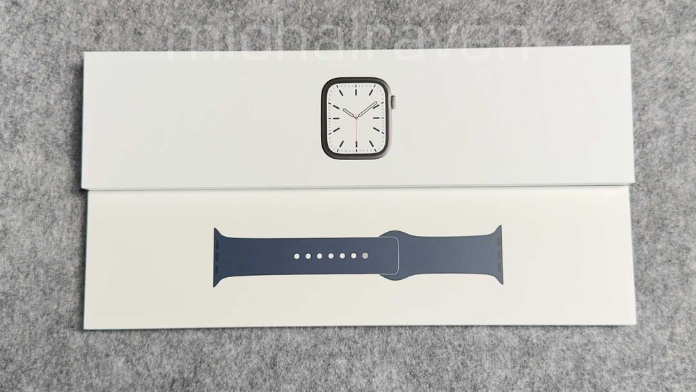 Stalowy Apple Watch Series 7 45mm Cellular Gwarancja