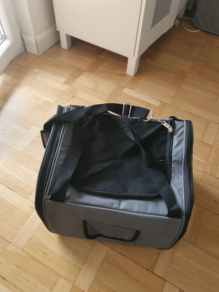 Torba podróż a dla psa, kojec, do auta