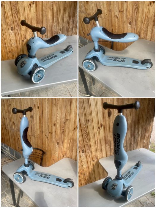 Cамокат Scoot and Ride 2 в 1 Highwaykick Steel