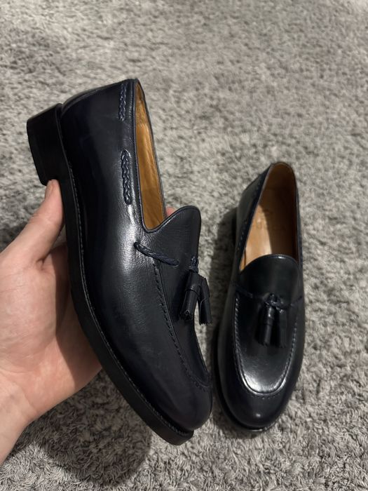 Лофери  чоловічі нові італія шкіра ручна робота Zecca 39/25 см