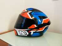 Capacete mot KYT + visiera