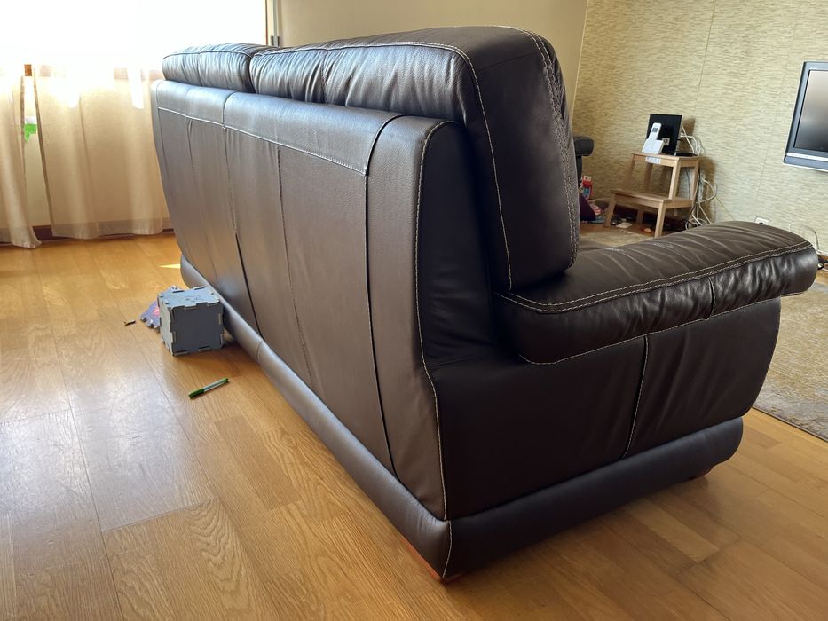 Sofas em pele em optimo estado
