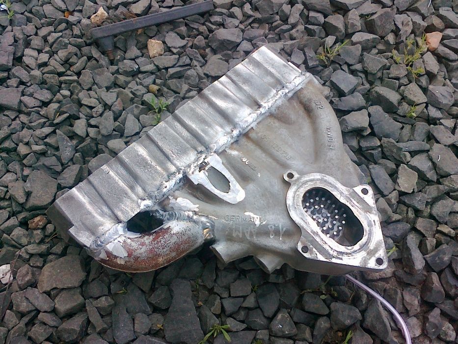 коллектор ауди 5 ц под карбюратор, переобладнання