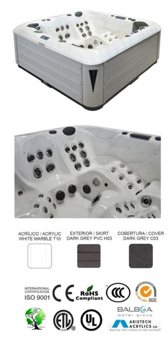 Spa Jacuzi Safira 2.30x2.30 7.530,00€ mergulho salgado piscinas e spas