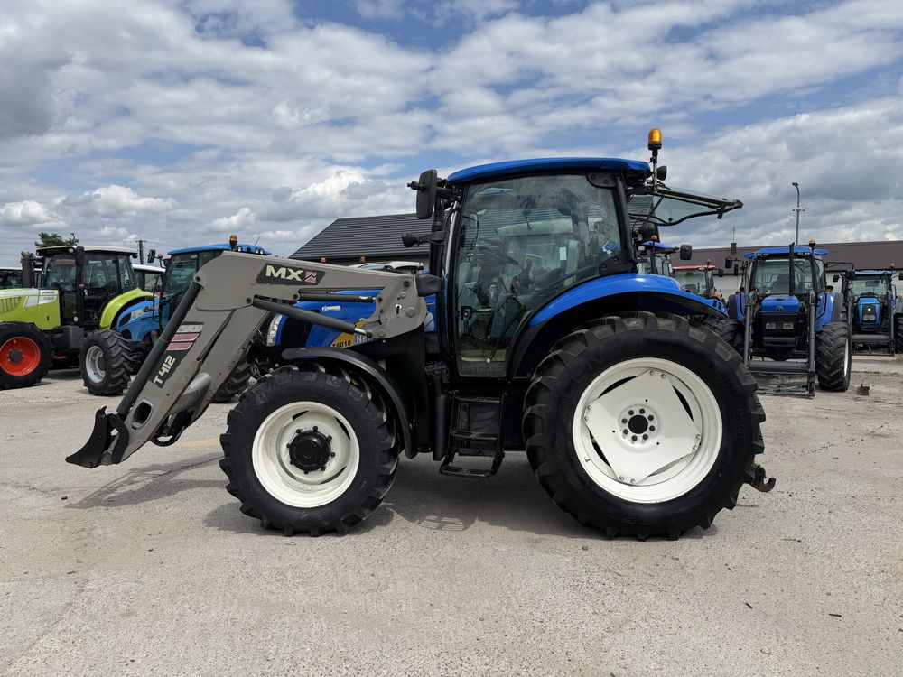 New Holland t6010, 12r z ładowaczem nowe opony brutto
