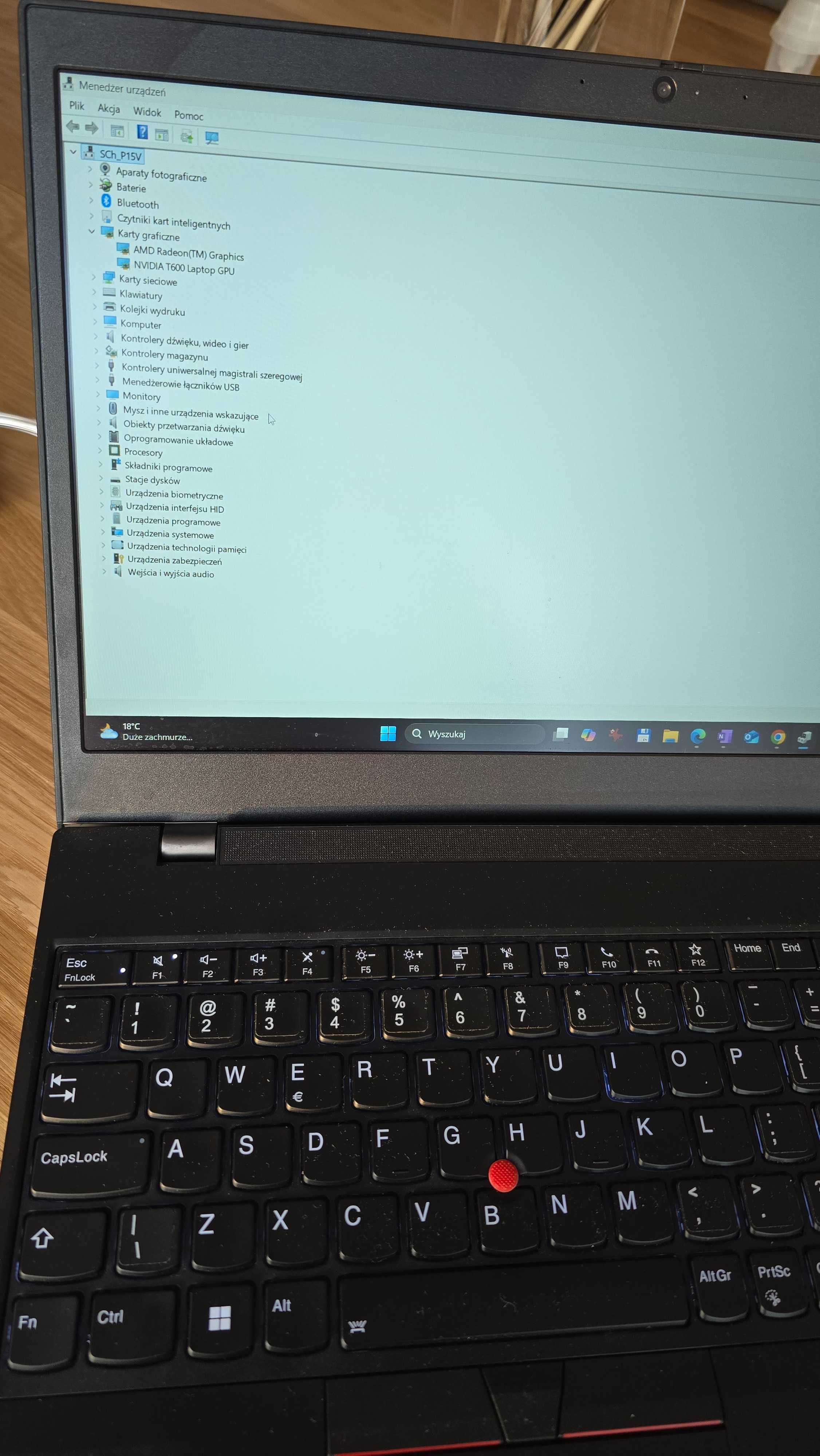 Lenovo ThinkPad P15v G3 | RYZ 5PRO | 32GB RAM| 100% bateria 38cykli