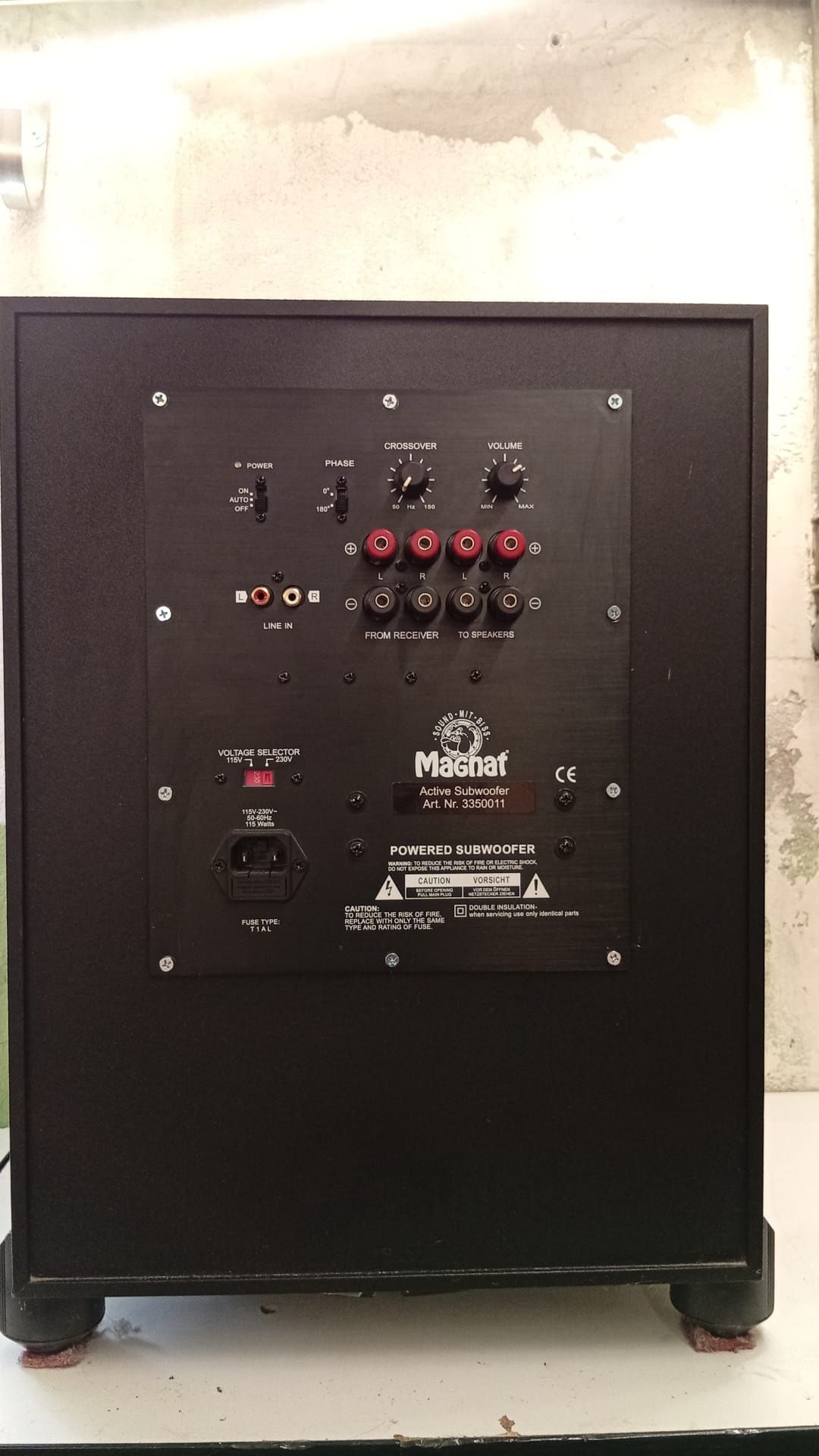 Kino domowe 5.1  SONY STR-DH500 Magnat Subwoofer aktywny