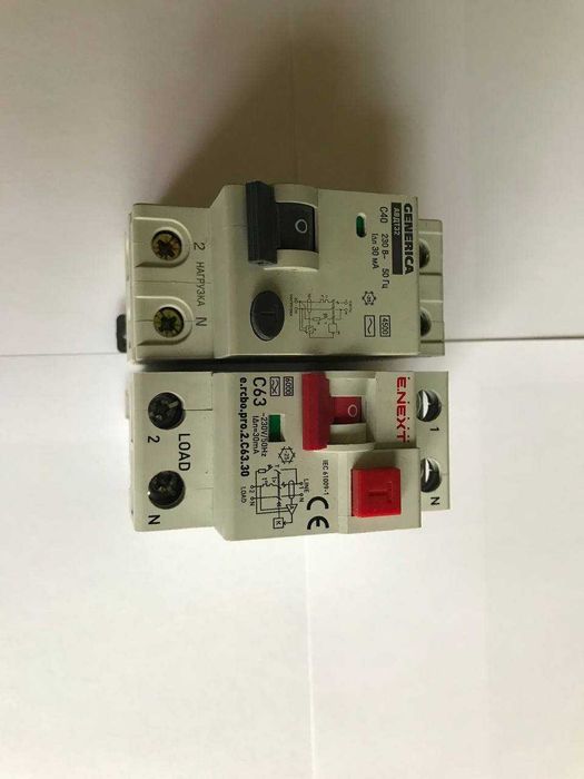 Дифавтомат АВДТ Generica АВДТ 32 1P+N, 40A, 30 mA. E.Next C 63А А 30мА