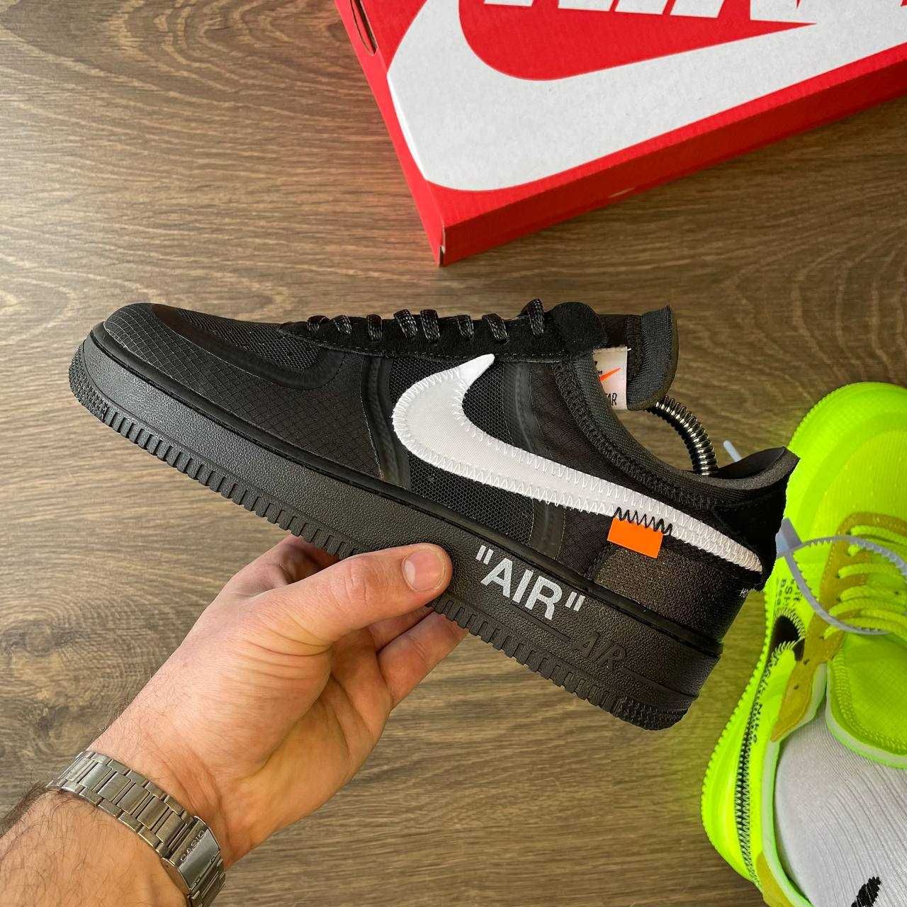 Buty Off-White x Nike Air Force 1 Black rozmiar 36-45