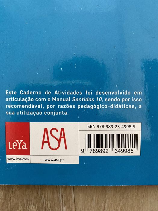 Caderno de Atividades “Sentidos” Novo