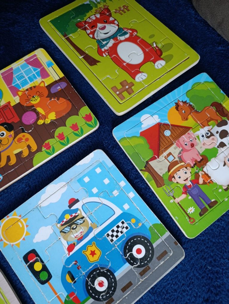 Zestaw puzzli w ramce