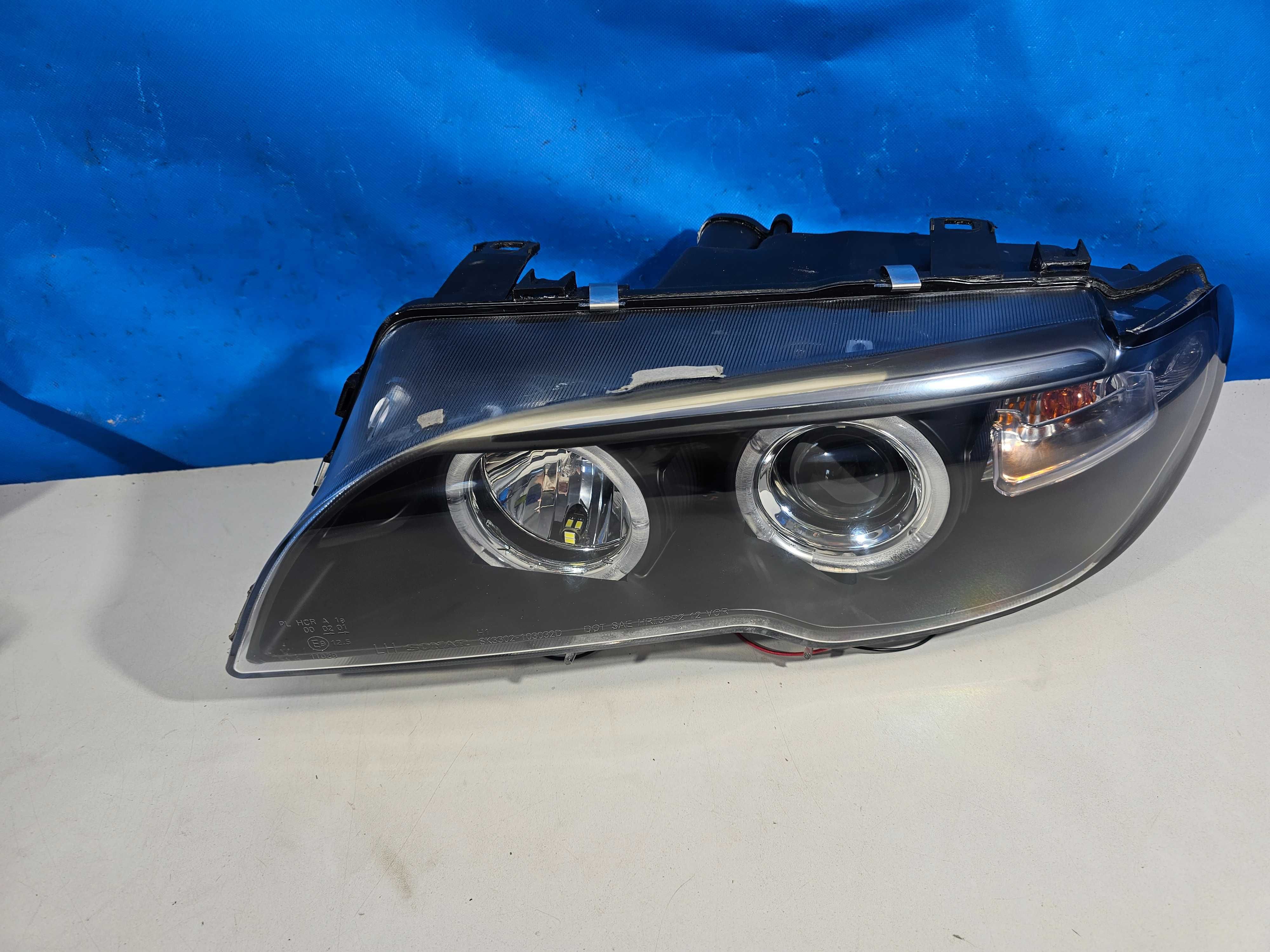 BMW E46 Lift Coupe Cabrio Lampy Przód Przednie RINGI Lewa+Prawa Europa